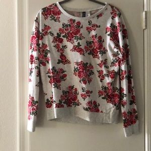 H&M floral sweatshirt